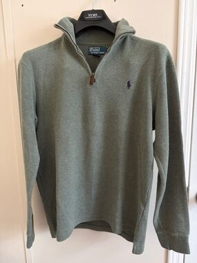 Polo by Ralph Lauren Sage Green Half-Zip Sweater